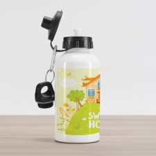 Cottage Garden Aluminum Water Bottle