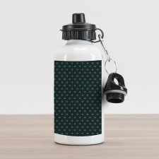 Triangle Lines Aluminum Water Bottle