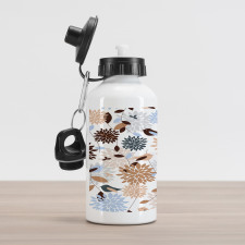 Hydrangea Abstract Aluminum Water Bottle