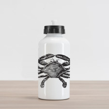 Crustacean Family Artwork Aluminum Water Bottle