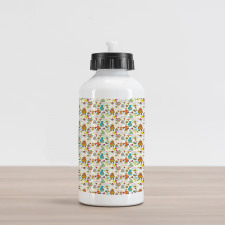 Event Cartoon Aluminum Water Bottle