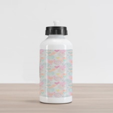 Flowers and Paisley Aluminum Water Bottle