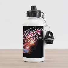 Break Dance Party Theme Aluminum Water Bottle