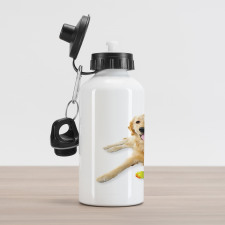 Pet Dog Toy Aluminum Water Bottle