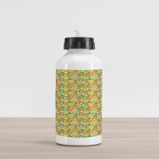 Botanical Flowers Aluminum Water Bottle