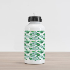 Watercolor Leafage Aluminum Water Bottle