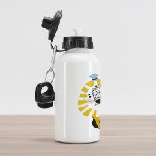 Cartoon Jungle Animal Aluminum Water Bottle