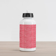 Wavy Stripes Safari Aluminum Water Bottle