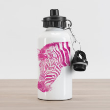 Animal Head Vibrant Aluminum Water Bottle