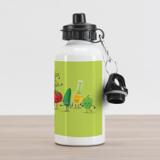 Greek Salad Funny Aluminum Water Bottle