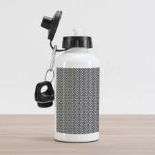 Echeloned Quadrats Aluminum Water Bottle