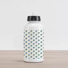 Fashion Cat Aluminum Water Bottle