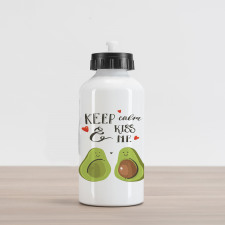 Avocado Lovers Aluminum Water Bottle