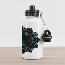 Polygonal Star Aluminum Water Bottle