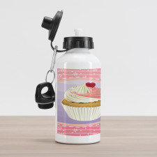 Yummy Pastry Floral Aluminum Water Bottle