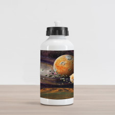 Universe Space Planets Aluminum Water Bottle