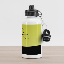 Woman with Ribbon Aluminum Water Bottle