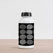 Abstract Whirlpool Timber Aluminum Water Bottle