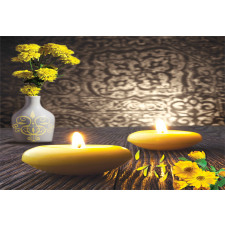 Oriental Meditative Candles Aluminum Water Bottle