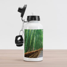 Tropical Exotic Scenery Aluminum Water Bottle