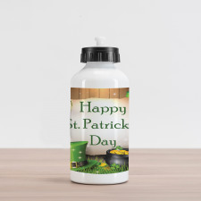 St Patricks Day Aluminum Water Bottle