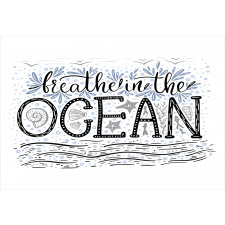 Breathe in the Ocean Aluminum Water Bottle