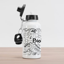 Hand-writing School Lab Aluminum Water Bottle