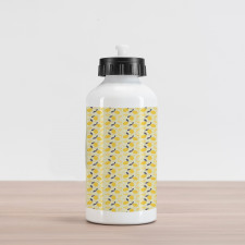 Lemons and Blossoms Aluminum Water Bottle