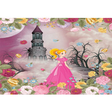 Fairytale Theme Cartoon Art Aluminum Water Bottle