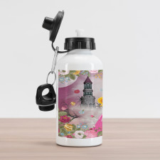 Fairytale Theme Cartoon Art Aluminum Water Bottle