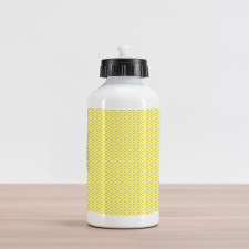 Geometrical Floral Aluminum Water Bottle