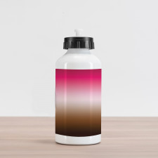 Simplistic Abstract Aluminum Water Bottle