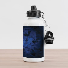 Abstract Atomic Stars Aluminum Water Bottle