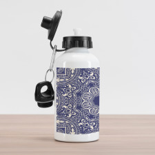 Curly Leaves Aluminum Water Bottle