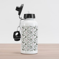 Pepper Rosemary and Thyme Aluminum Water Bottle