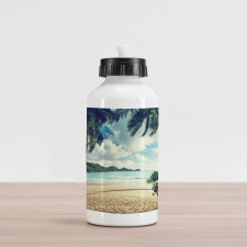 Summer Vintage Tropical Aluminum Water Bottle