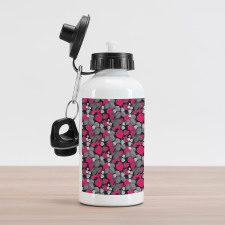 Strawberries Flowers Aluminum Water Bottle