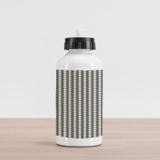 Optical Illusion Zigzags Aluminum Water Bottle