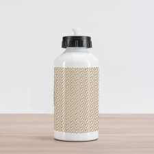 Vintage Irregular Waves Aluminum Water Bottle