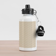 Vintage Irregular Waves Aluminum Water Bottle