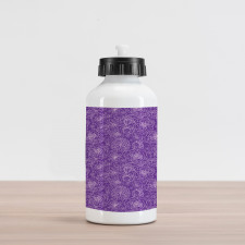 Floral Garden Art Retro Aluminum Water Bottle