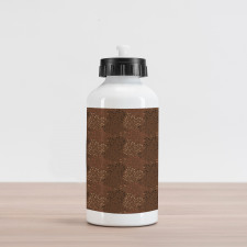 Autumn Dots Earth Tones Aluminum Water Bottle