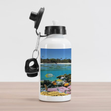 Underwater View Aluminum Water Bottle