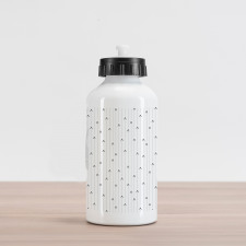 Pointing up Vertical Design Aluminum Water Bottle