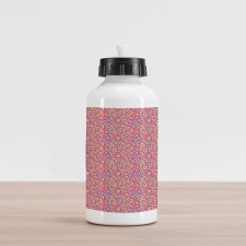 Bold Funky Blobs and Stains Aluminum Water Bottle