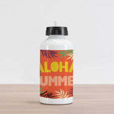 Aloha Summer Exotic Style Aluminum Water Bottle