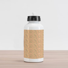 Ornate Patterns Strokes Aluminum Water Bottle