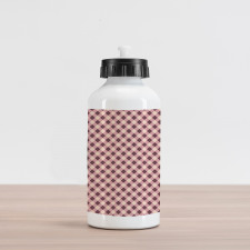 Diamond Shaped Design Aluminum Water Bottle