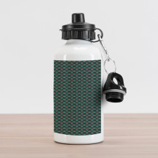 Floral Pattern Tulips Aluminum Water Bottle