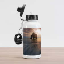 Hvitserkur Rock Formation Aluminum Water Bottle